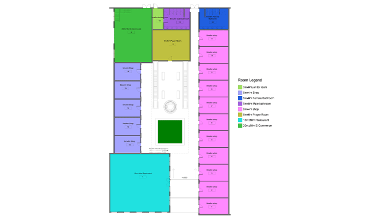 Somalië winkelcentrum