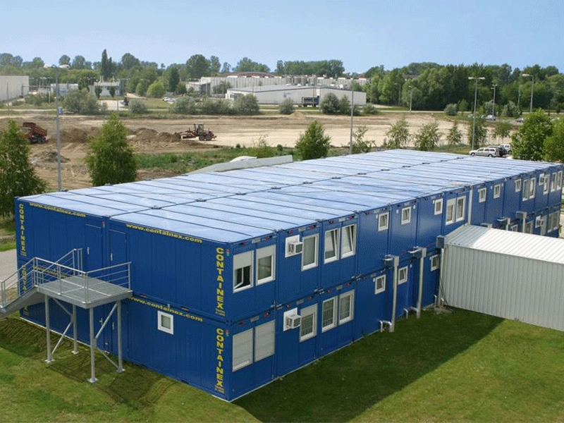 Geprefabriceerde meerlaagse containerwoning, kantoor, isolatieruimte