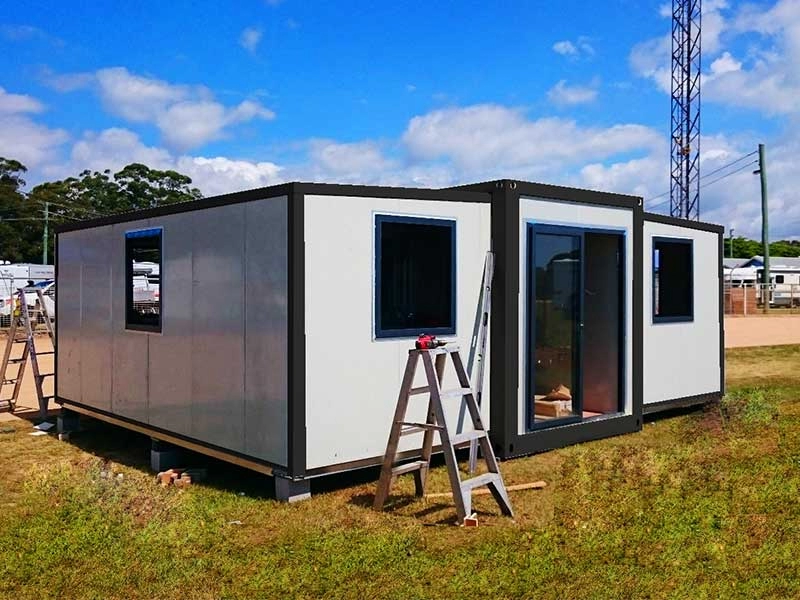 Goedkope prefab opvouwbare huizen, uitbreidbaar containerhuis