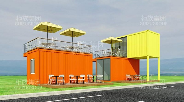 Prefab container koffieshop