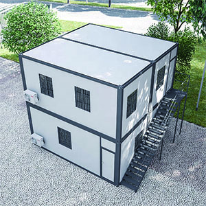 Afneembaar flatpack-containerhuis