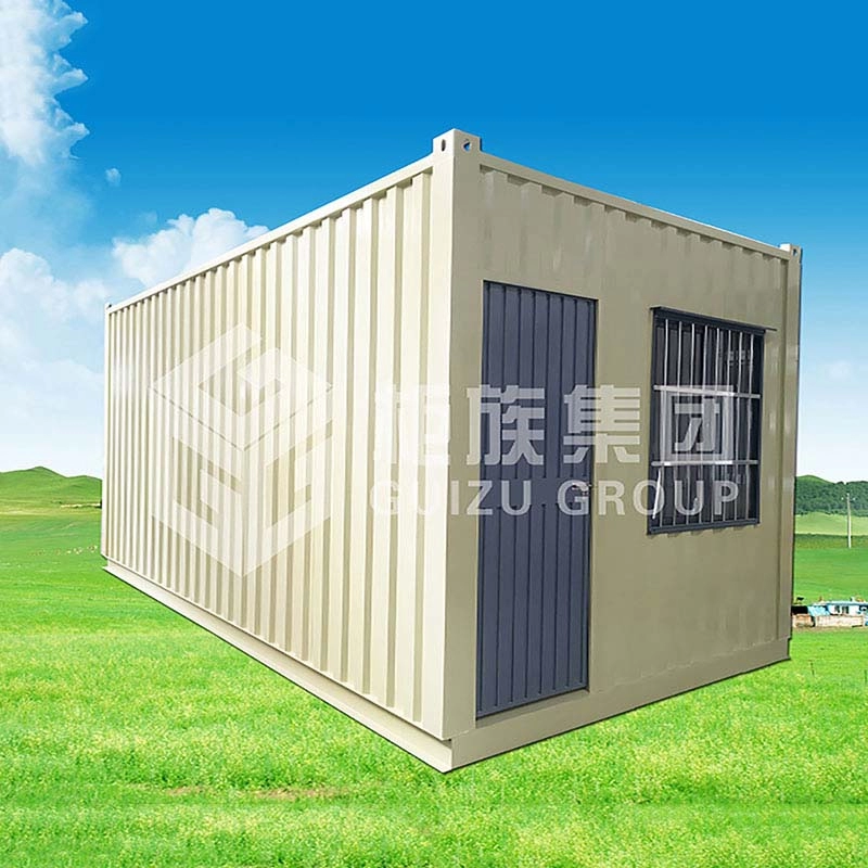 Geprefabriceerd container standaard huisontwerp met golfpatroon