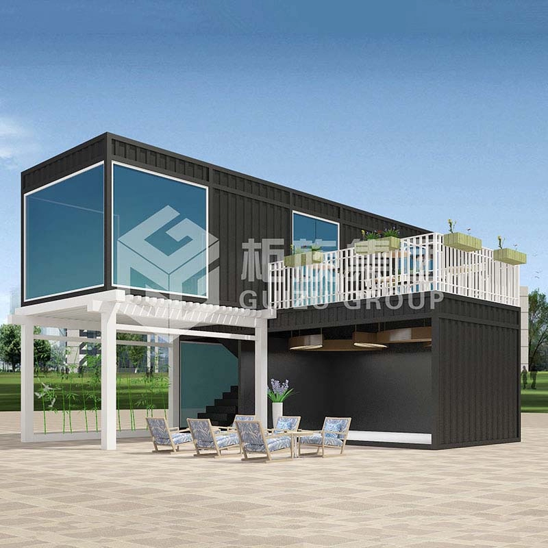 Flexibel Luxe Eenvoudig ontwerp Economisch Snelle installatie Geprefabriceerd containerhuis voor kantoor