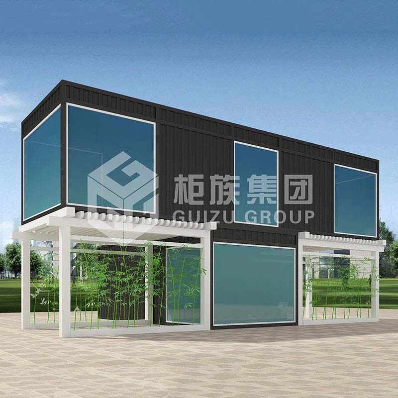 China Fabriekslevering Dubbellaagse containerstudio prefab SOHO