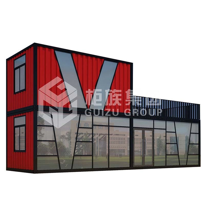 China 2019 nieuwste ontwerp geprefabriceerd fabrieksluxe 40ft containerkantoor voor studio