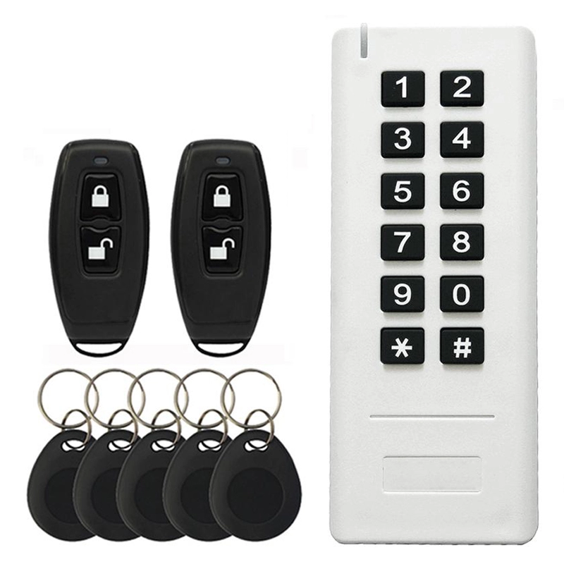 433 MHz beveiligingssleutelloos draadloos slim afstandsbediening deurslot met antidiefstal en 4 sleutels