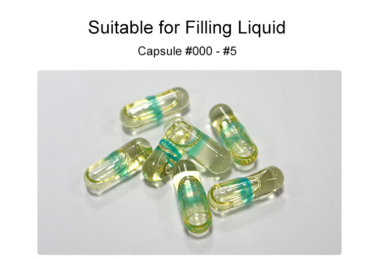 semi-automatische vulmachine voor vloeibare capsules