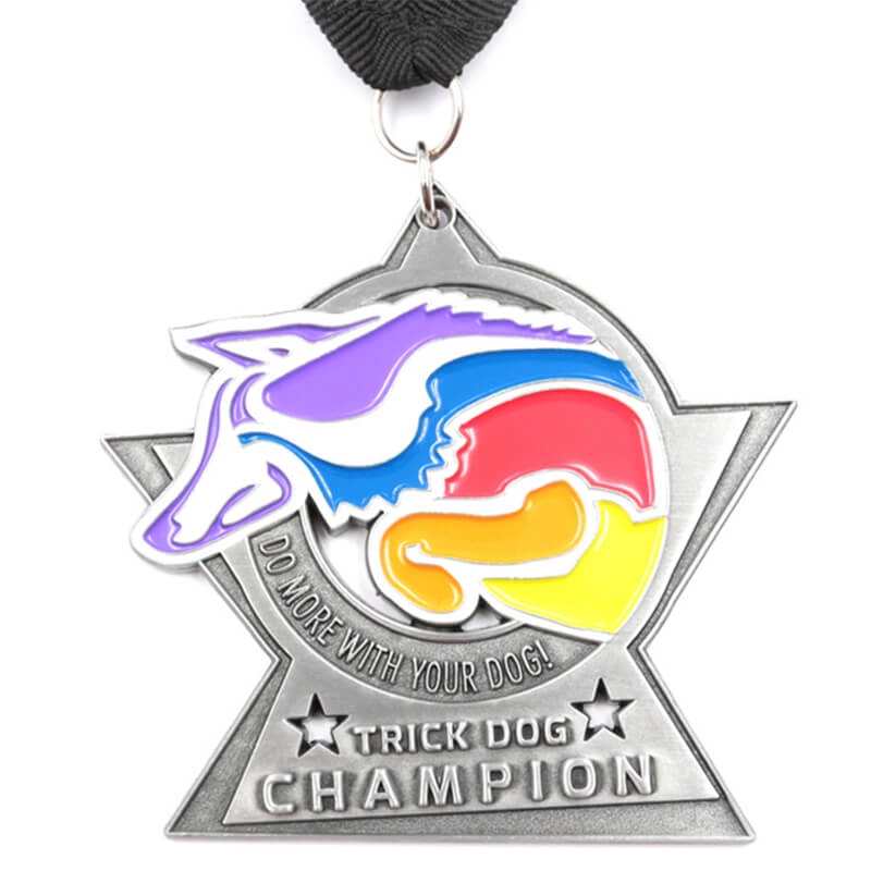 Emaille hondenkampioen medaille groothandel fabriek