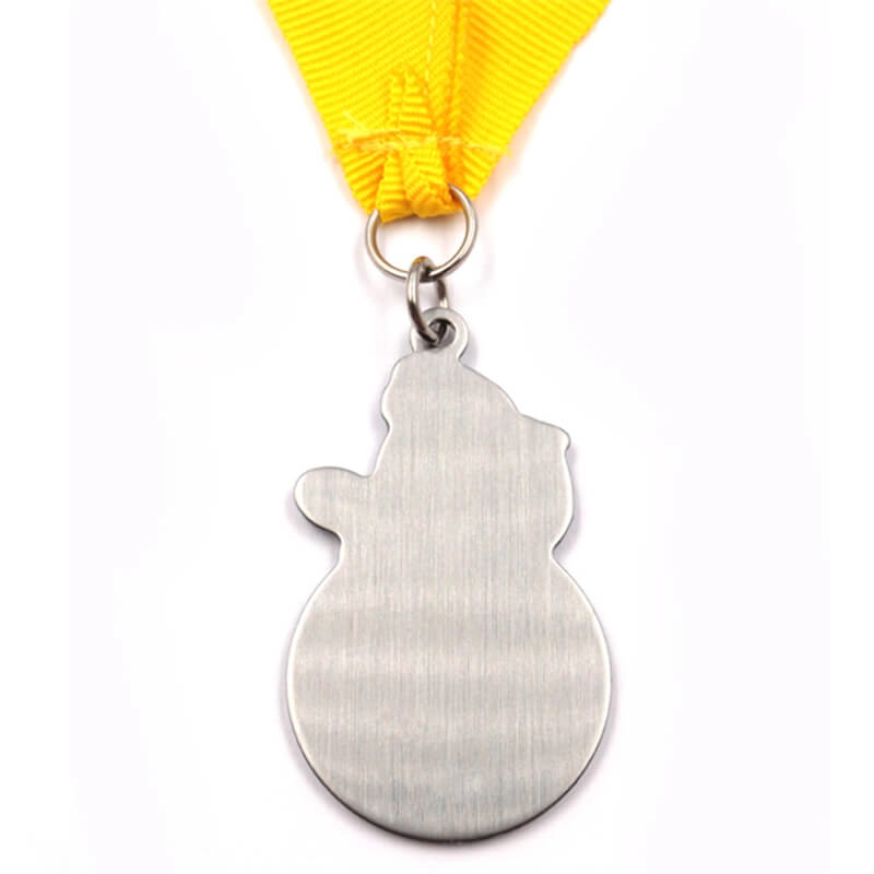 Epoxy logo muis metalen medaille personalisatie