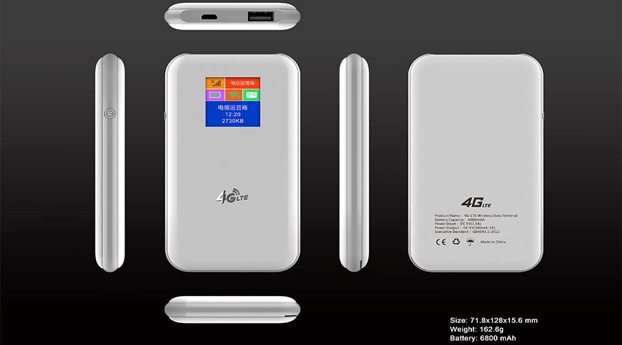 Witte 4g Lte draadloze routerdataterminal