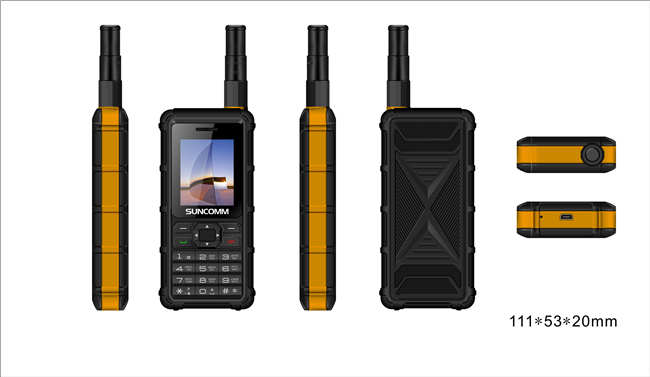 Sterk signaal CDMA450Mhz Black Bar-telefoon