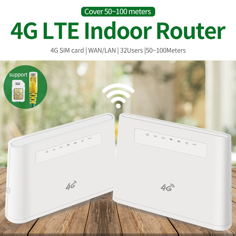 4G LTE draadloze router met hoog bereik voor binnenshuis